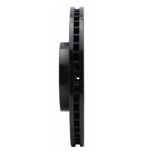 Ford Special Service Police Sedan Brake Rotor (1) - Front Left - R1 Concepts - Drilled & Slotted - Black - `13-`20
